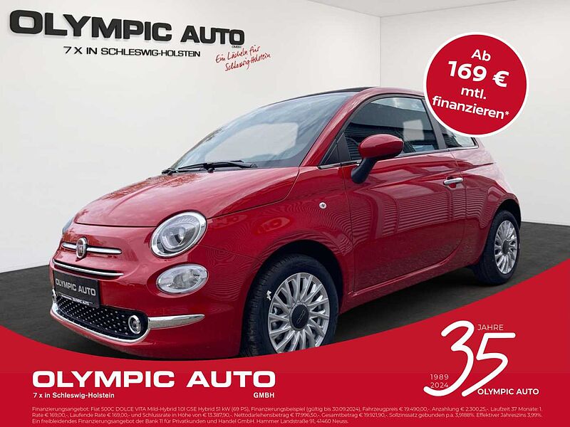 Fiat 500C 1.0 GSE Hybrid  PDC KLIMA-AT TOUCH CARPLAY